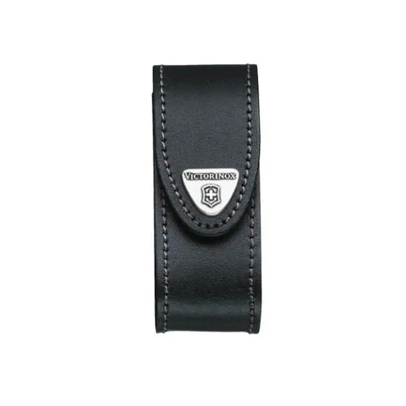 Funda Cinto em Pele Preta C/ Velcro  - Victorinox
